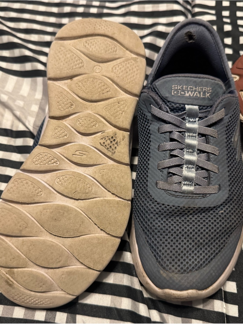 Women’s Skechers Go Walk Slip-On Sneakers – BUNDLE, 7Wide - Picture 10 of 10